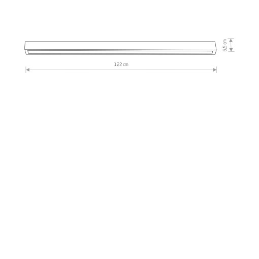 STRAIGHT CEILING LED L