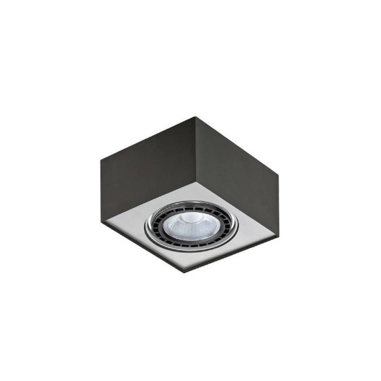 PAULO 1 230V BLACK/ALUMINIUM