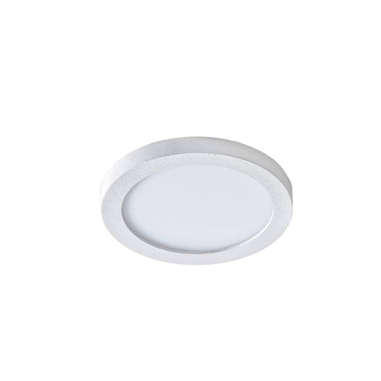 SLIM 9 ROUND 4000K IP44 WHITE
