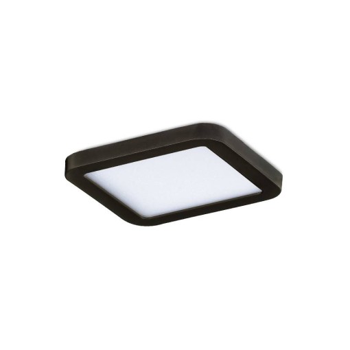 SLIM 9 SQUARE 3000K IP44 BLACK