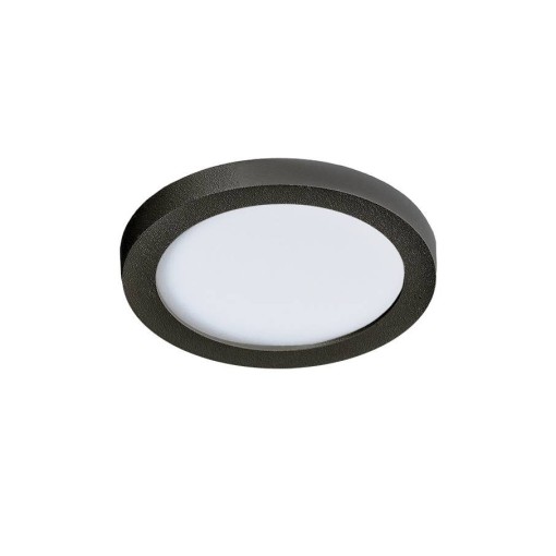 SLIM 9 ROUND 3000K IP44 BLACK