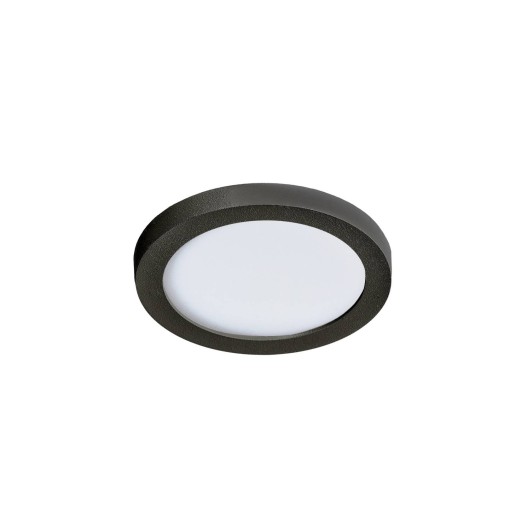 SLIM 9 ROUND 4000K IP44 BLACK