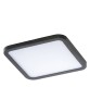 SLIM 15 SQUARE 3000K IP44 BLACK