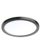 SLIM 15 ROUND 3000K IP44 BLACK