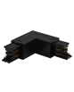 TRACK 3LINE L CONNECTOR BLACK