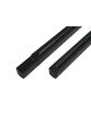 TRACK 3LINE SET 1M + END POWER + END CAP BLACK