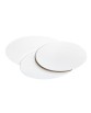 CLOVER OVAL WHITE