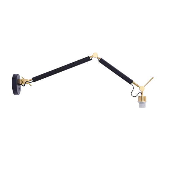 ZYTA S WALL LAMPBODY BK/GO