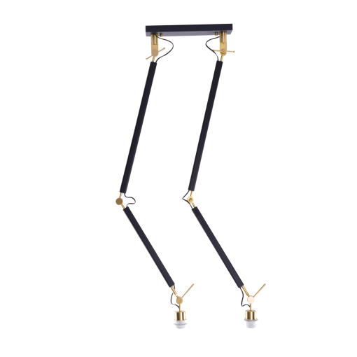 ZYTA 2S PENDANT LAMPBODY BK/GO