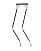 ZYTA 2S PENDANT LAMPBODY BK/GO