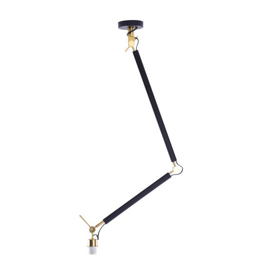 ZYTA M PENDANT LAMPBODY BK/GO