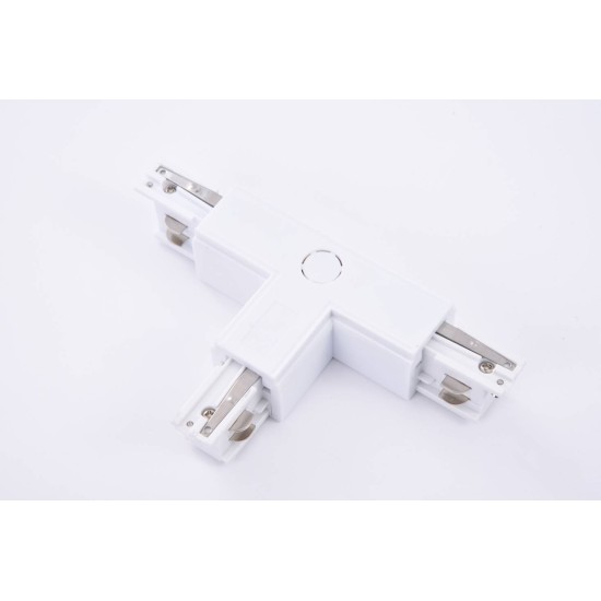 TRACK 3LINE T CONNECTOR LEFT WH