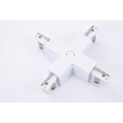 TRACK 3LINE X CONNECTOR WH