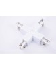 TRACK 3LINE X CONNECTOR WH