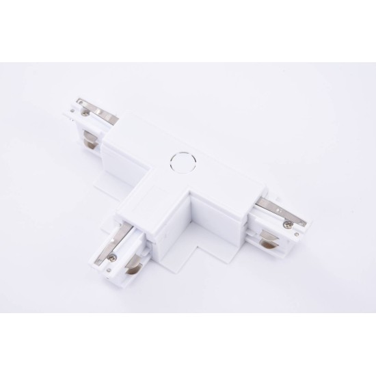 TRACK 3LINE T CONNECTOR RIGHT GIPS WH