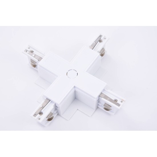 TRACK 3LINE X CONNECTOR GIPS WH