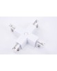 TRACK 3LINE X CONNECTOR GIPS WH