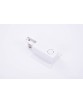 TRACK 3LINE END POWER RIGHT GIPS WH