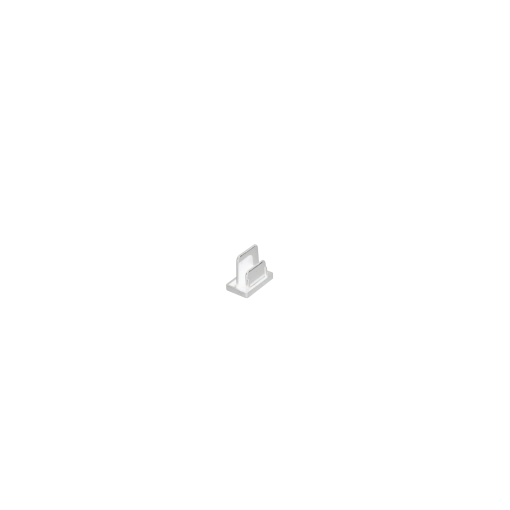 TRACK 1LINE END CAP WH