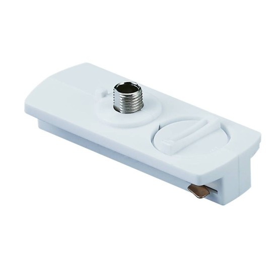 TRACK 1LINE ELECTRIC ADAPTER WH