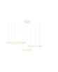 HALO PENDANT 80+60+40 CCT WH + REMOTE CONTROL