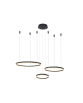HALO PENDANT 80+60+40 CCT BK + REMOTE CONTROL