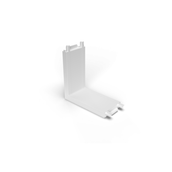 GAMMA TRACK MAGNETIC 5mm CORNER90 B WH