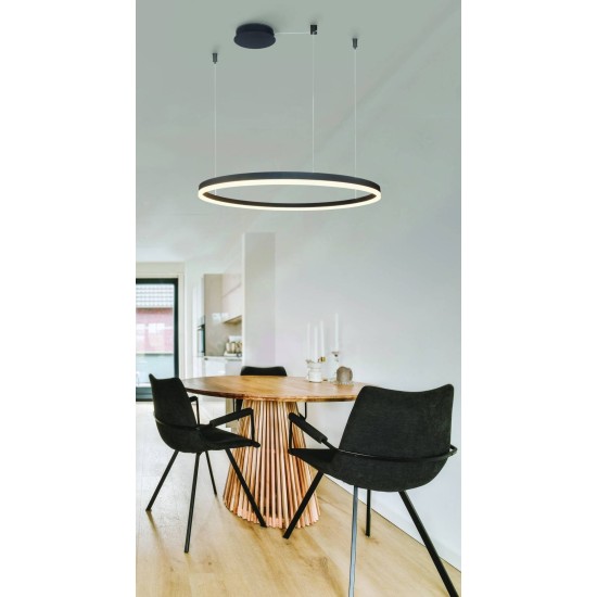 HALO PENDANT 150 CCT BK + REMOTE CONTROL
