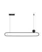 NICODEMO PENDANT CCT DIMM BK + REMOTE CONTROL