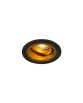 92702 CHUCK DL ROUND SPOT CZARNY+ZŁOTY/BLACK+GOLD