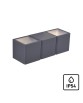 9658-13 MARCEL WALL LIGHT, ANTHRAZIT