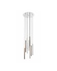 P0461-09C-B5SB LOYA LAMPA WISZĄCA GOLD+MATT WHITE