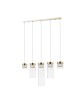 P0389-05E-F7AC GEM LAMPA WISZĄCA ZŁOTA/GOLD