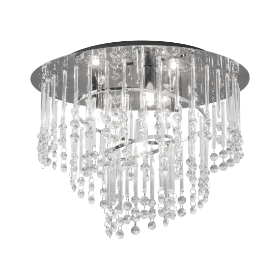 19154M TERRE LAMPA SUFITOWA CHROME