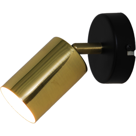 GU13013C-1R VILA SPOT CZARNY&ZŁOTY/BLACK&GOLD