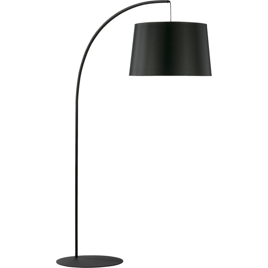 3092 KALAIYA LAMPA PODŁOGOWA CZARNO ZŁOTA