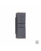 9722-13 RYAN WALL AND CEILING LIGHT, ANTHRAZIT