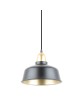 A8063-BK MENSA LAMPA WISZĄCA CZARNY MAT+ZŁOTO/MATT BLACK+GOLD