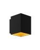 91063-N SOLA WL SQUARE KINKIET CZARNO-ZŁOTY/BLACK-GOLD