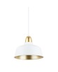 A8063-WH MENSA LAMPA WISZĄCA BIAŁY MAT+ZŁOTO/MATT WHITE+GOLD