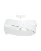 1115 LAMPA SUFITOWA TORNADO 50 CM BIAŁA/WHITE