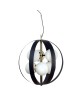 1138 LAMPA WISZĄCA NELA 50CM CZARNO-ZŁOTA/ BLACK-GOLD