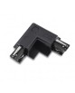 TRACK 3LINE L CONNECTOR LEFT GIPS BK