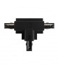 TRACK 3LINE T CONNECTOR LEFT GIPS BK