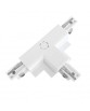 TRACK 3LINE T CONNECTOR LEFT GIPS WH