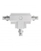 TRACK 3LINE T CONNECTOR LEFT GIPS WH
