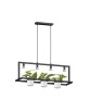 P0536-04B-P7AB PLANTER LAMPA WISZĄCA CZARNA/BLACK
