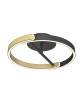 MX4417-1S-3BGD LINOS LAMPA SUFITOWA CZARNO-ZŁOTA/BLACK-GOLD