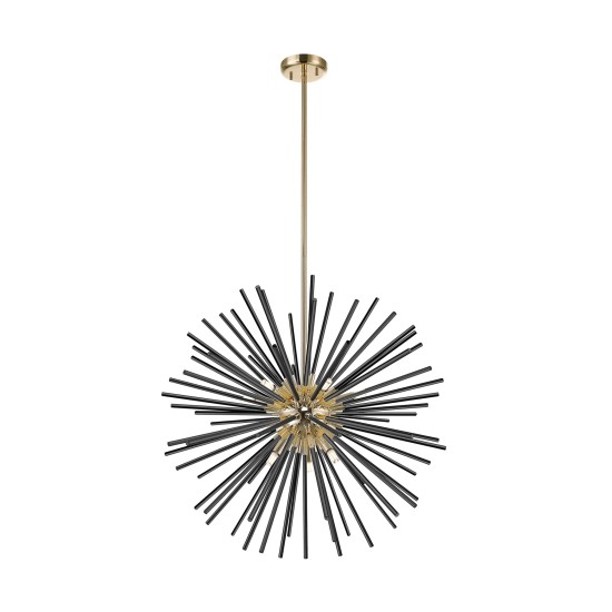 URCHIN LAMPA WISZĄCA DO SALONU CZARNO-ZŁOTA ZUMALINE
