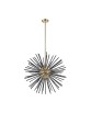 URCHIN LAMPA WISZĄCA DO SALONU CZARNO-ZŁOTA ZUMALINE